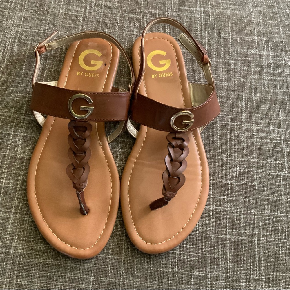 Women’s sandals G by Guess.  Dark brown size 8M
